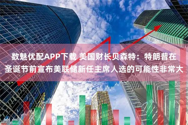 数魅优配APP下载 美国财长贝森特：特朗普在圣诞节前宣布美联储新任主席人选的可能性非常大