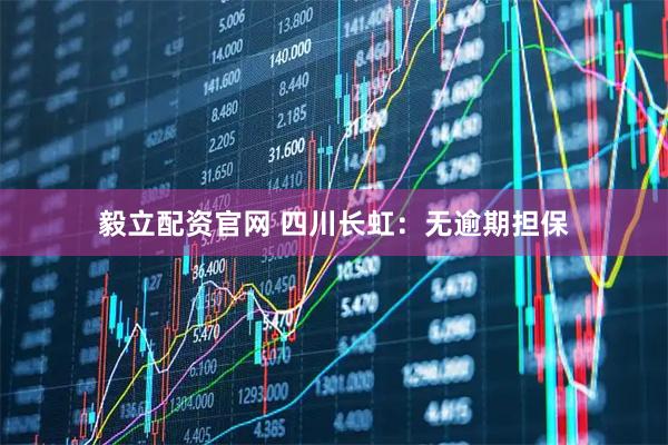 毅立配资官网 四川长虹：无逾期担保